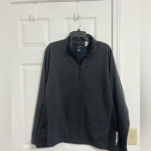 Dark gray Head performance 3/4 zip jacket